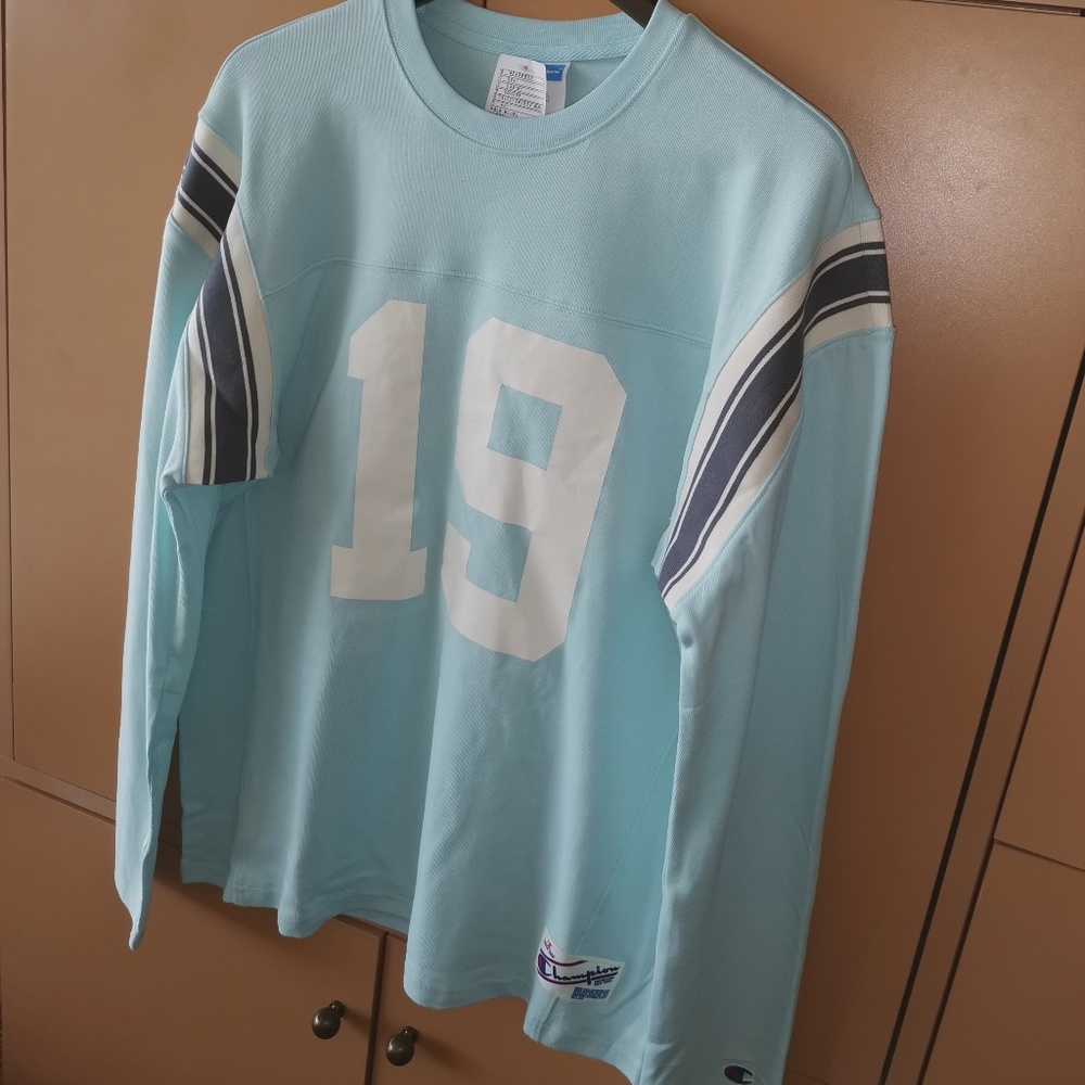 CHAMPIOM Heavyweight  Heritage Football Tee -  (L) NWT - Picture 3 of 14